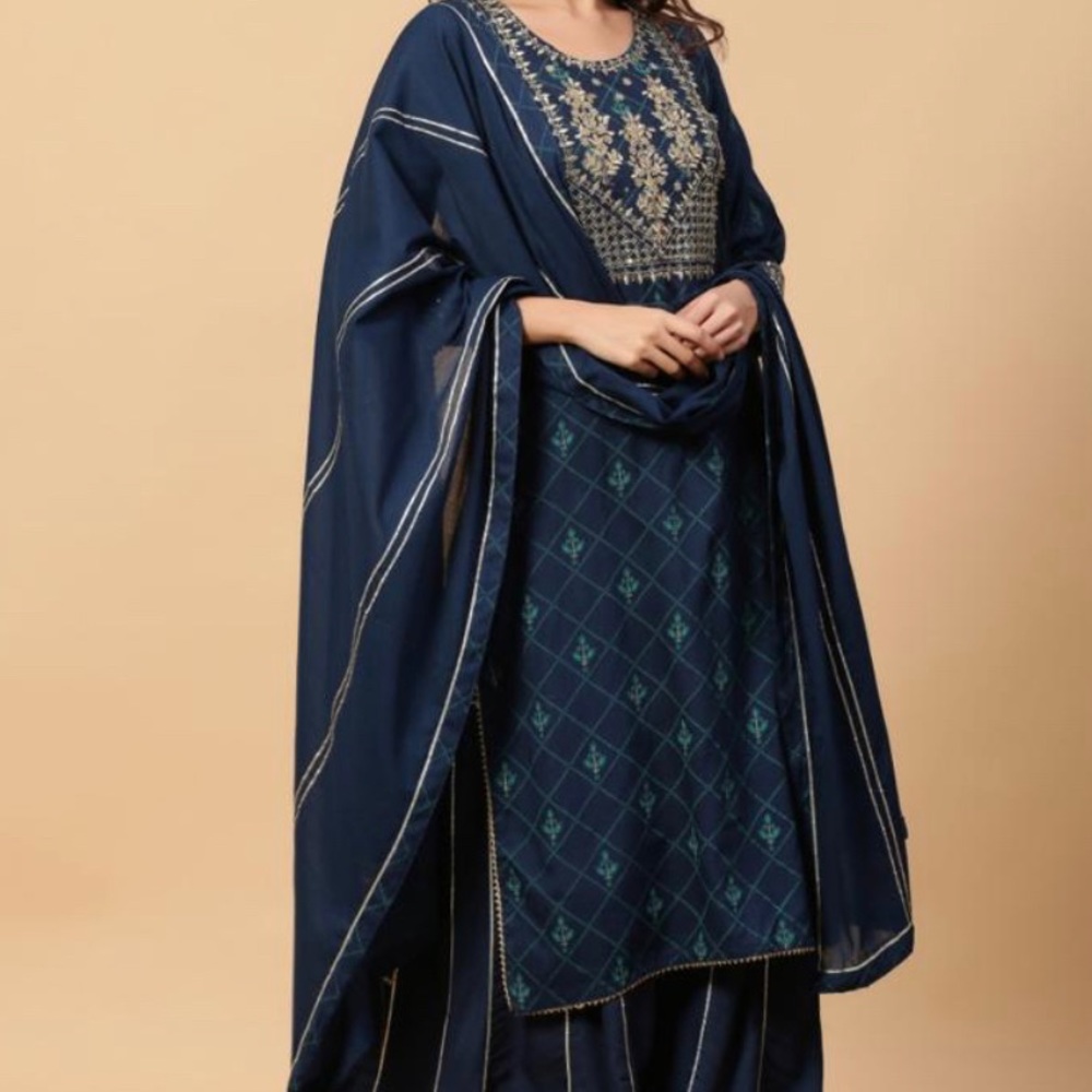 Indian suit with palazzo pants